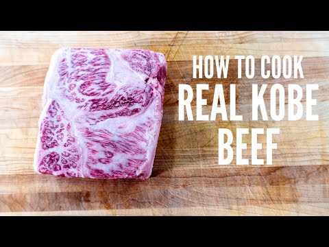How to cook REAL KOBE BEEF | Watch me cook kobe beef...