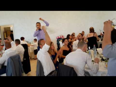 ANIMAZIONE AI TAVOLI - MATRIMONIO VILLA DEL BARONE - ADRIANO CELENTANO AZZURRO FRANCESCO BARATTUCCI