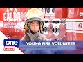 13 Year Old Volunteers As Firefighter