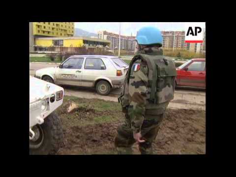 BOSNIA: 2ND FRENCH PEACE KEEPER KILLED IN SARAJEVO