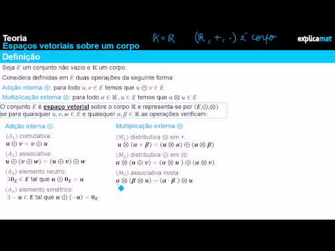 Espaços Vetoriais - Definição