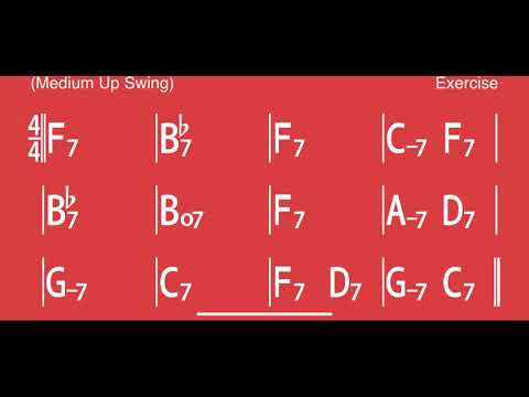 F Jazz Blues - 90 bpm - BACKING TRACK FOR YOUR MUSIC STUDIES