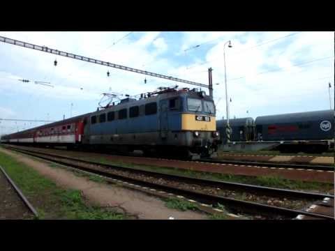 Maďarská lokomotiva H-MAVTR 431 153 opouští Senec SK