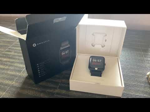 Amazfit Bip S Smart Watch unboxing