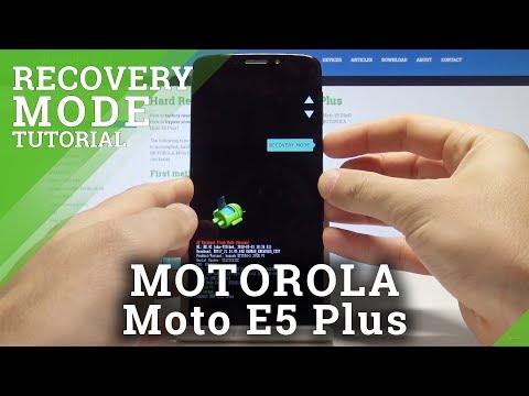 Recovery Mode MOTOROLA Moto E5 Plus - How to Enter Moto Recovery Menu