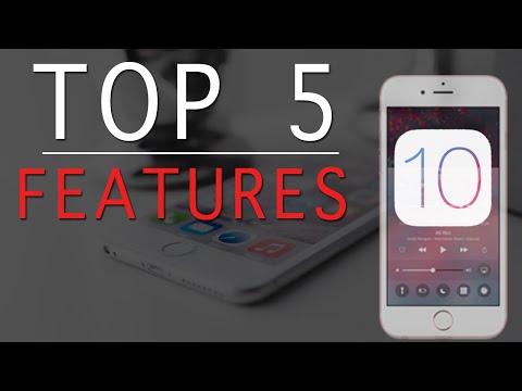 Top 5 iOS 10 Features! | What's New in iOS 10 (Review)