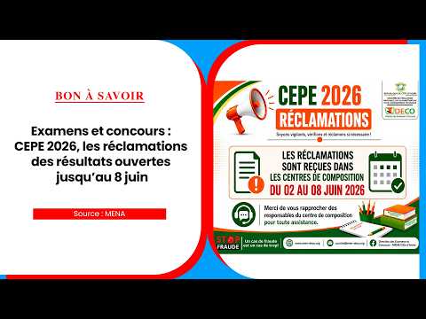 Educ Infos N°21 du vendredi 05 Juin 2026