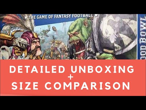 Blood Bowl Season 2 Unboxing - Size Comparisons and Painter's Perspective