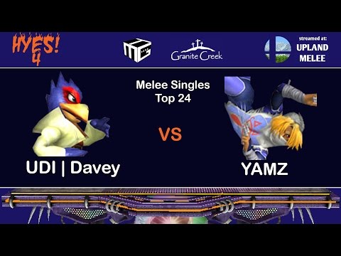 HYES! 4 - Melee Singles Top 24 - UDI | Davey (Falco) vs YAMS (Sheik)