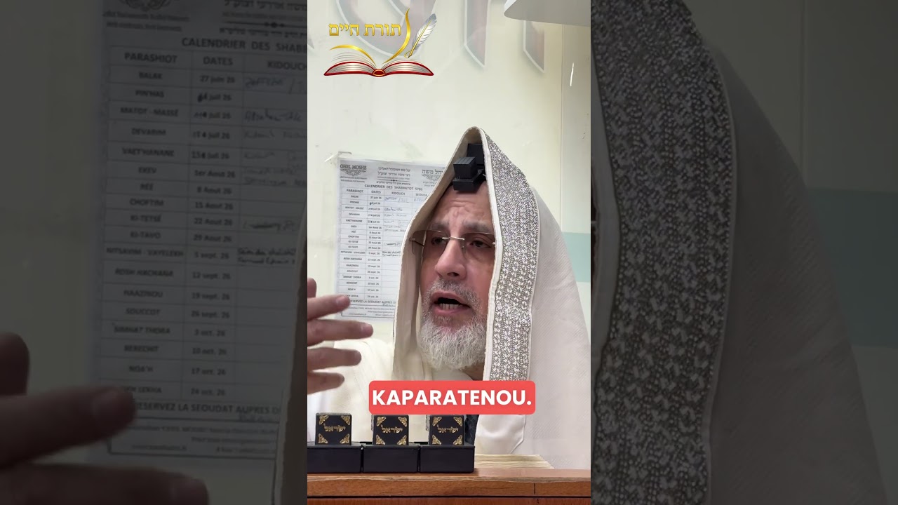 🕊️ Kapparot 5787 — se préparer à Yom Kippour