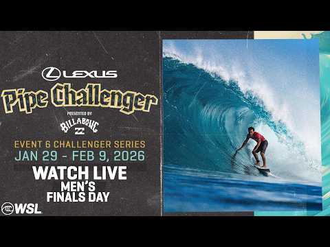 🔴 LIVE - Lexus Pipe Challenger presented by Billabong - Day 4