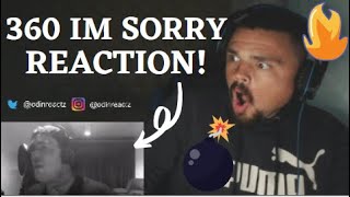 WOW JUST WOW A GREAT MESSAGE TO THE YOUTH AND STRUGGLERS!!! 360 - I&#39;m sorry [music video reaction!]