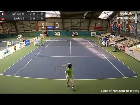 Tennis Auray 2013 - Mayot vs Sauve par Live-Media.fr