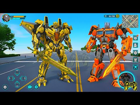 Futuristic Starscream & Optimus Transformers: Jet Robot City Battle 2026 Part 2 - Android Gameplay