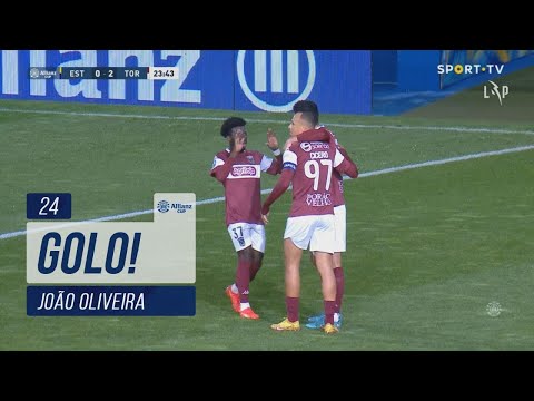 Goal | Golo João Oliveira: Estoril Praia 0-(2) Torreense (Taça da Liga 22/23 - Fase 1 - Jornada 4)