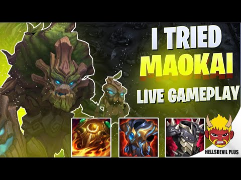 I Tried Maokai And This HappEned... - Wild Rift HellsDevil Plus Gameplay
