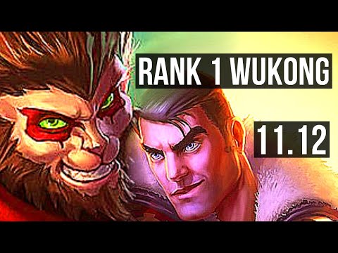 WUKONG vs JAYCE (TOP) | Rank 1 Wukong, Legendary, 10/2/1, Rank 19 | JP Challenger | v11.12