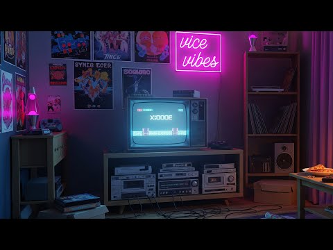 Endless Retro 1980s Night — Relaxing Synth Music for Focus & Calm