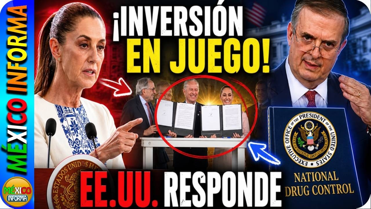 SHEINBAUM FIRMA IMPORTANTE DECRETO PARA LA INVERSIÓN.TRUMP APRIETA CON EL TEMA DEL CONTROL DE DR0GAS
