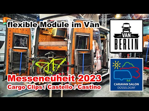 Messeneuheit: Cargo Clips / Castello / Castino auf der Messe Caravan Salon 2022 in Düsseldorf