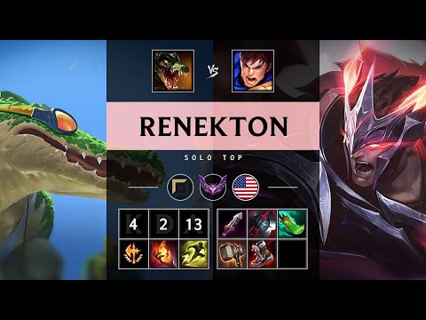 Renekton Top vs Garen - NA Master Patch 25.20