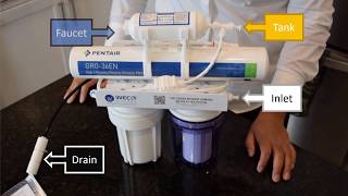 Removing Port Plugs on WECO TINY Undersink RO Drinking Water Filter System