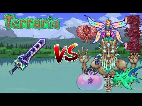 Terraria 1.4 - Zenith VS All Bosses (EXPERT MODE)