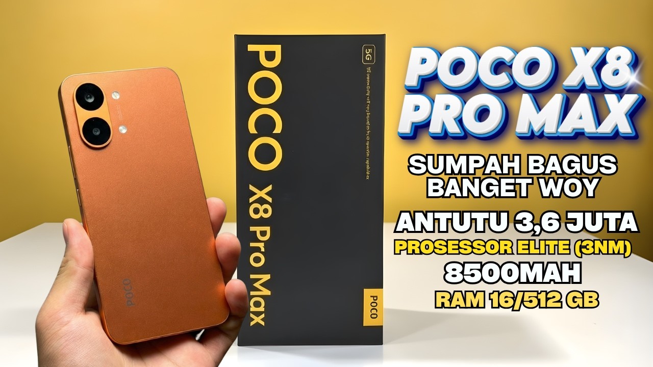 SUMPAH INI LEBIH BAGUS‼️POCO X8 PRO MAX BENER2 MENGGIURKAN