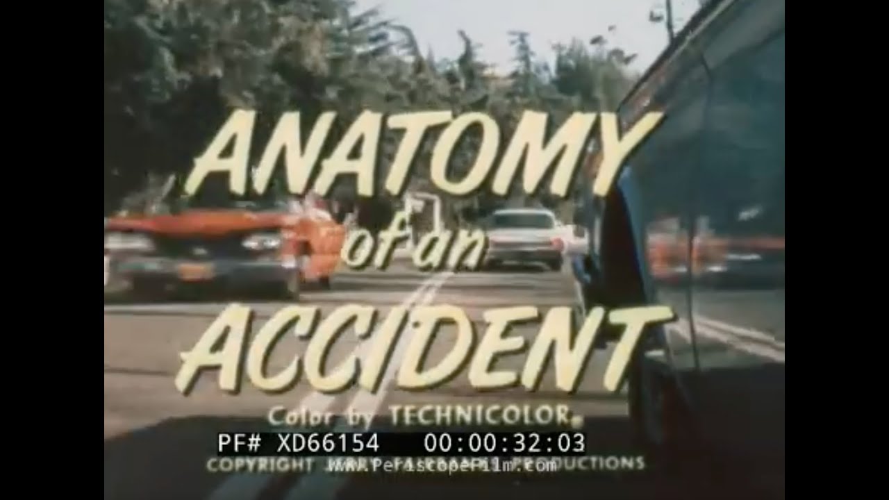 "ANATOMY OF AN ACCIDENT" 1961 DRIVER'S EDUCATION FILM DEFENSIVE DRIVING TECHNIQUES XD66154