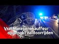 Vrachtwagenchauffeur opgepakt na doorrijden