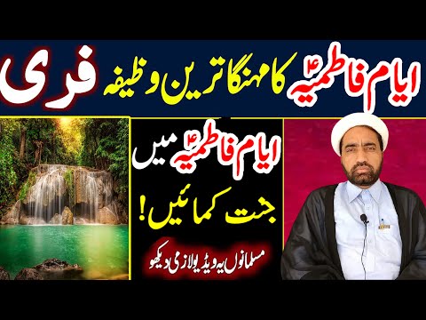 Ayyam e fatimiyya main Yeh 3 Kaam Krain Aur Jannat kamahain || By Allama Fida Hussain