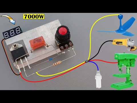 7000 watt regulate, Perfect and Smoothly Working regulator with Volt meter // Very useful tools