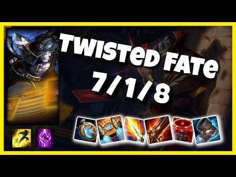 Twisted Fate vs Seraphine 11.1 Mid Lane Challenger Gameplay S11 (7/1/8) - NA