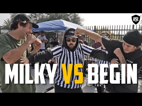 GAME OF BIKE - BRANDON BEGIN VS MIKEY "MILKY" ANDREW - USL CAGE MATCH
