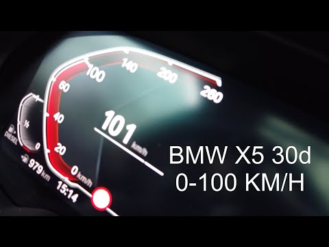 BMW X5 30d 0-100 KM/H 4k