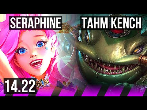 SERAPHINE & Nilah vs TAHM KENCH & Caitlyn (SUP) | KR Master | 14.22