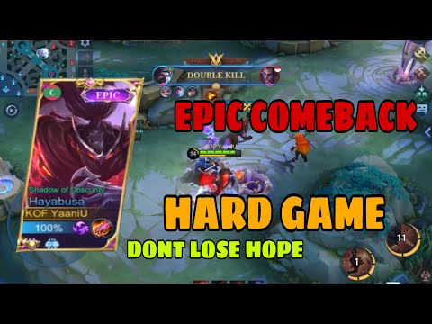LOSING EARLY GAME? NO PROBLEM | HAYABUSA - MLBB