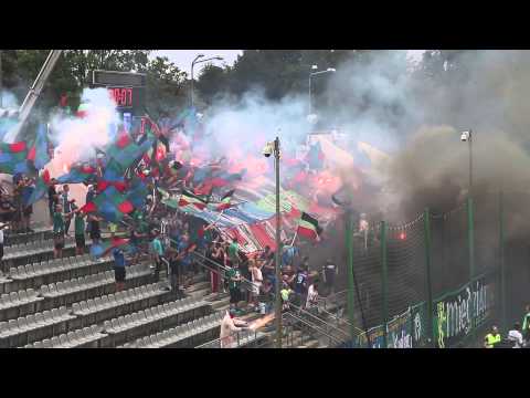 Miedź Legnica - Chrobry Głogów 16.08.2015 (OPRAWA UML&UPŻ)