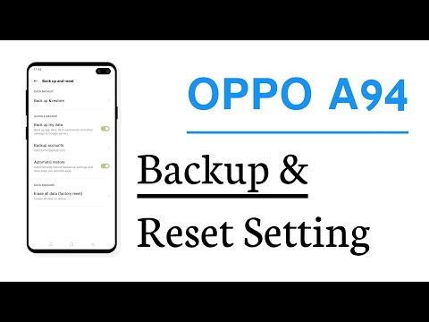 OPPO A94 Backup And Reset Setting ! How To Use Backup And Reset Setting in OPPO A94