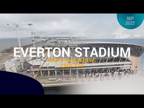 Everton Stadium's virtual build
