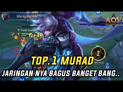 TOP.1 MURAD | TEAM MANTAP PLUS JARINGAN MANTAP LENGKAP SUDAH🤣 | AoV | 傳說對決 | RoV | Liên Quân Mobile