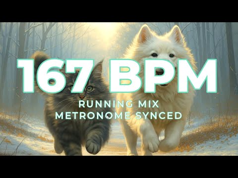 167 BPM Running Mix | 1Hour | Metronome Synced | Rock, Metal, Epic, EDM, Punk Mix