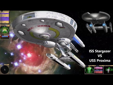 ISS Stargazer VS USS Proxima | Star Trek Ship Battle | Mirror Universe | Bridge Commander |