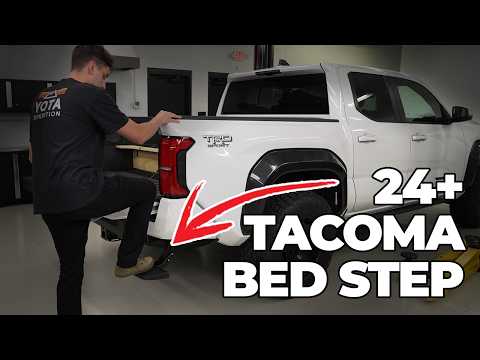 Quick Mod, Big Convenience | Rear Bed Step Install 2024 Tacoma