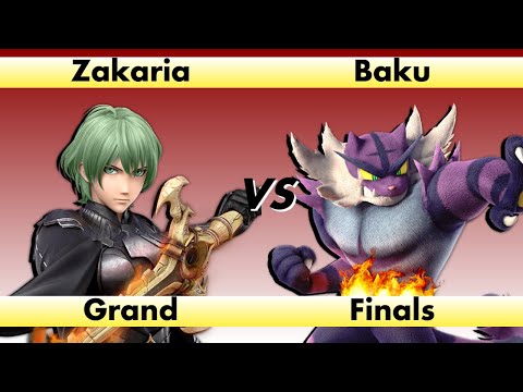Baku (Alph, Incineroar, Marth) vs. Zakaria (Byleth, Ike, G&W) GRAND FINALS - MT&B: Smash Bash #1