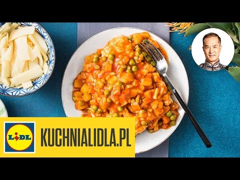 🐟 Łosoś w sosie słodko-kwaśnym - Liu Dianmeng - przepisy Kuchni Lidla