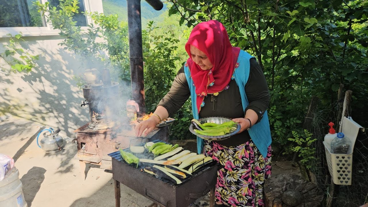 ‼️BAHÇEDE AKŞAM YEMEĞİ SEMAVER KEYFİ‼️🥰