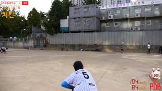 preview picture of video 'fastball side arm pitcher in sandlot baseball.(60mi/h) Skorea'