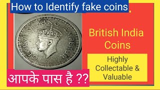 How to identify fake silver British India Coin