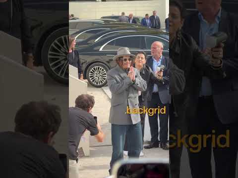 #JohnnyDepp rare appearance — PFW — Shorts